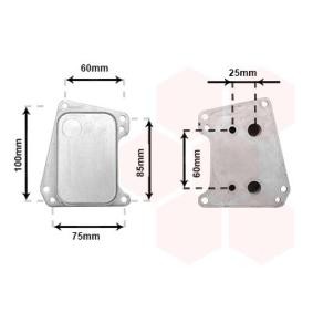 Achetez des Radiateur d'huile VAN WEZEL 37013720 à prix pour 41,38 €