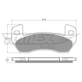 Comprar Juego de pastillas de freno de TOMEX brakes TX 18-83 a bajo precio de 19,18 €