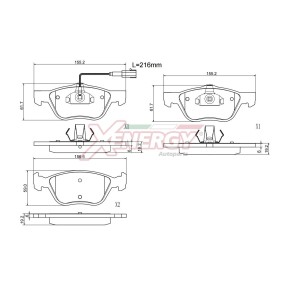 Bremsbeläge X40578 von AP XENERGY günstig für 60,79 € online kaufen