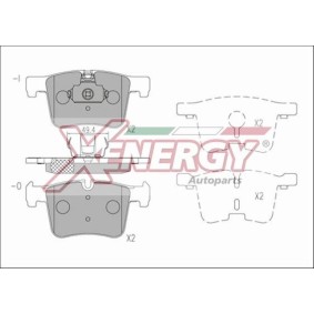 Bremsbeläge X41234 von AP XENERGY günstig für 58,87 € online kaufen