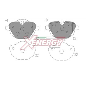 Bremsbeläge X41242 von AP XENERGY günstig für 52,07 € online kaufen