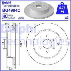 Osta Jarrulevy DELPHI:llä BG4994C edullisesti hintaan 60,10 €