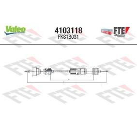 Acquista Cavo frizione da FTE online per EXPERT Furgonato (VF3A_, VF3U_, VF3X_) a prezzi moderati