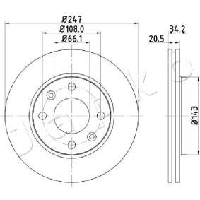 Bremsscheibe 600628 von JAPKO günstig für 32,70 € online kaufen