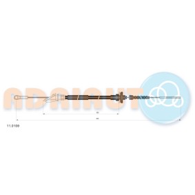 Acquista Cavo frizione da ADRIAUTO 11.0159 a buon mercato per soli 10,07 €