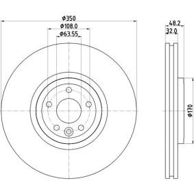 JAGUAR Bremsscheibe von MINTEX