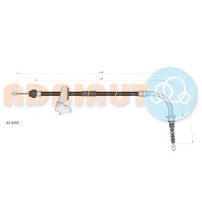 Acquista Cavo freno a mano da ADRIAUTO 05.0255 a buon mercato per soli 43,68 €
