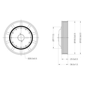 Riemenscheibe, Kurbelwelle CP-0130 von GOOM günstig für 82,68 € online kaufen