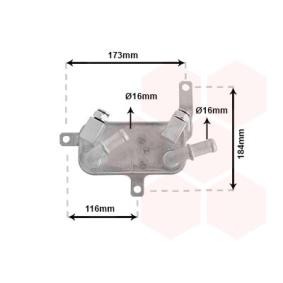 Achetez des Radiateur d'huile de boite de vitesse automatique VAN WEZEL 37003698 à prix pour 64,46 €