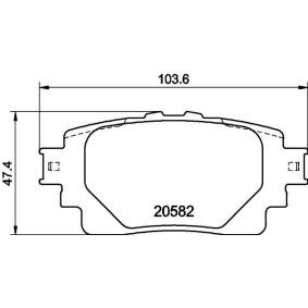 Bremsbeläge für SUZUKI von MINTEX