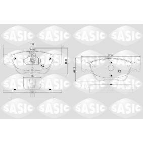 Acquista Kit pastiglie freni da SASIC 6216151 a buon mercato per soli 36,16 €