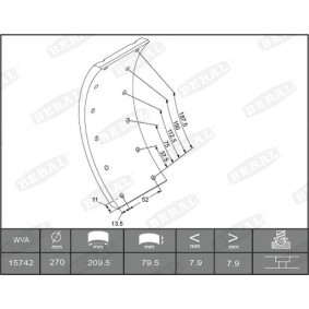 Achetez des Plaquettes de frein BERAL BCV29223TK à prix pour 393,77 €