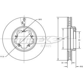 Bremsscheibe von TOMEX brakes