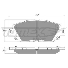 Osta Jarrupalat, levyjarru TOMEX brakes:llä TX 19-64 edullisesti hintaan 47,51 €