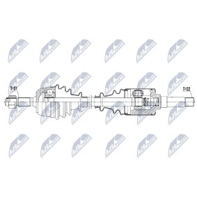 Acquista Semiasse da NTY NPW-CT-067 a buon mercato per soli 181,85 €