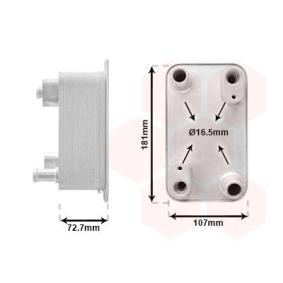 Achetez des Radiateur d'huile de boite de vitesse automatique VAN WEZEL 03013700 à prix pour 79,52 €