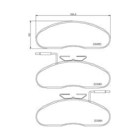 Acquista Kit pastiglie freni da BREMBO P B7 002 a buon mercato per soli 66,91 €