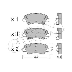 Bremsbeläge 822-1166-0 von CIFAM günstig für 58,55 € online kaufen