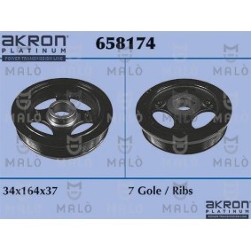 Riemenscheibe, Kurbelwelle 658174 von MALÒ günstig für 81,92 € online kaufen