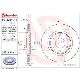 Bremsscheibe für INFINITI von BREMBO
