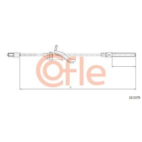 Handbremsseil 92.10.5379 von COFLE günstig für 10,44 € online kaufen