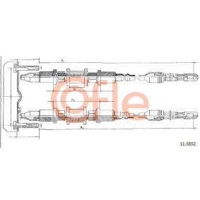 Handbremsseil 92.11.5852 von COFLE günstig für 20,93 € online kaufen