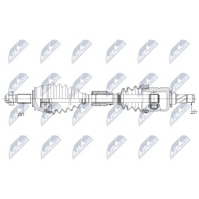 Antriebswelle NPW-PL-095 von NTY günstig für 154,88 € online kaufen