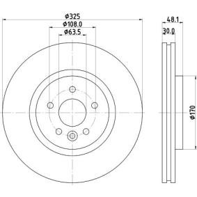 JAGUAR Bremsscheibe von MINTEX