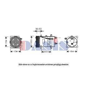 Achetez des Compresseur de climatisation de chez AKS DASIS en ligne pour Jetta Mk2 (19E, 1G2, 165) à prix modérés