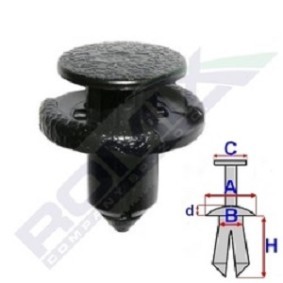 Clip, Zier- / Schutzleiste C10077 von ROMIX günstig für 1,08 € online kaufen