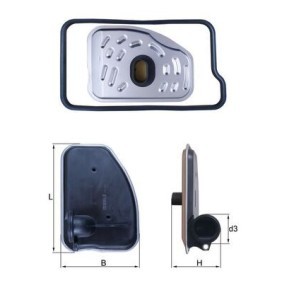 Hydraulikfilter, Automatikgetriebe HX 238D von KNECHT günstig für 71,68 € online kaufen