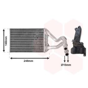 Achetez des Radiateur de chauffage VAN WEZEL 07006147 à prix pour 77,50 €