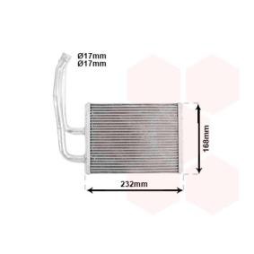 Compre Permutador de calor, aquecimento do habitáculo da VAN WEZEL 27006299 a um preço baixo por 84,26 €