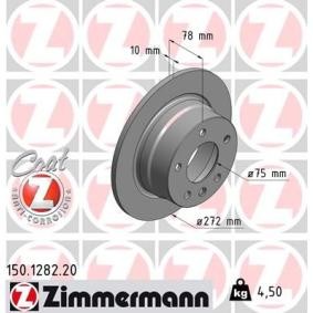 Bremsscheibe 150.1282.20 von ZIMMERMANN günstig für 44,68 € online kaufen