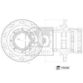 Köp Hjulnav av FEBI BILSTEIN 176342 till det låga priset 4036,77 kr