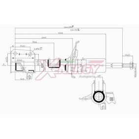 Stoßdämpfer X154332 von AP XENERGY günstig für 114,78 € online kaufen