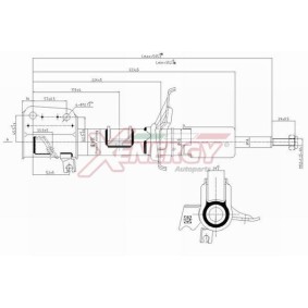 Stoßdämpfer X155332 von AP XENERGY günstig für 114,78 € online kaufen