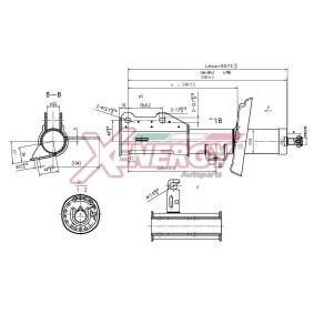 Stoßdämpfer X419339 von AP XENERGY günstig für 56,32 € online kaufen