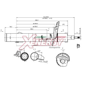 Stoßdämpfer X719339 von AP XENERGY günstig für 114,78 € online kaufen