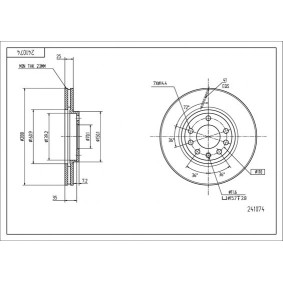 Bremsscheibe für LOTUS von HART