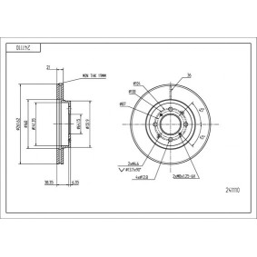 Bremsscheibe 241 110 von HART günstig für 75,92 € online kaufen