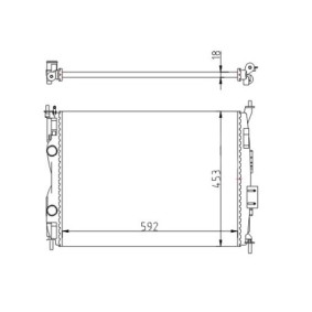 Kühler, Motorkühlung 616 443 von HART günstig für 100,22 € online kaufen