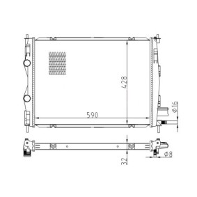Kühler, Motorkühlung 616 611 von HART günstig für 130,47 € online kaufen