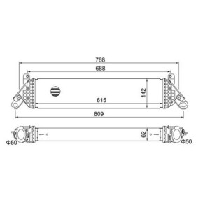 Comprar Intercooler de HART 621 267 a bajo precio de 142,95 €