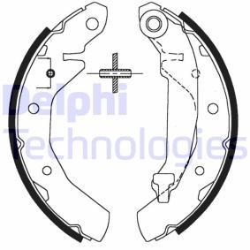 Achetez des Jeu de mâchoires de frein DELPHI LS1821 à prix pour 25,64 €