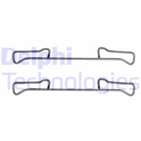 CITROËN Zubehörsatz, Scheibenbremsbelag von DELPHI