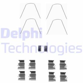 Köp Monteringssats, bromsbelägg av DELPHI LX0423 till det låga priset 242,62 kr