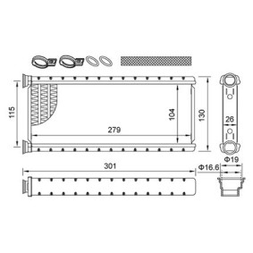 Wärmetauscher, Innenraumheizung 645 455 von HART günstig für 67,14 € online kaufen