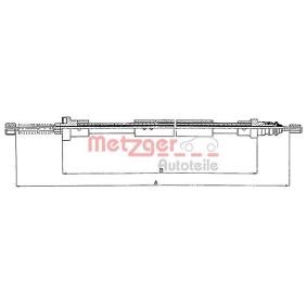Handbremsseil 10.6011 von METZGER günstig für 11,29 € online kaufen