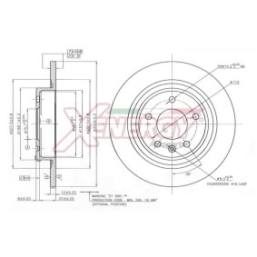 Bremsscheibe X601488 von AP XENERGY günstig für 109,04 € online kaufen
